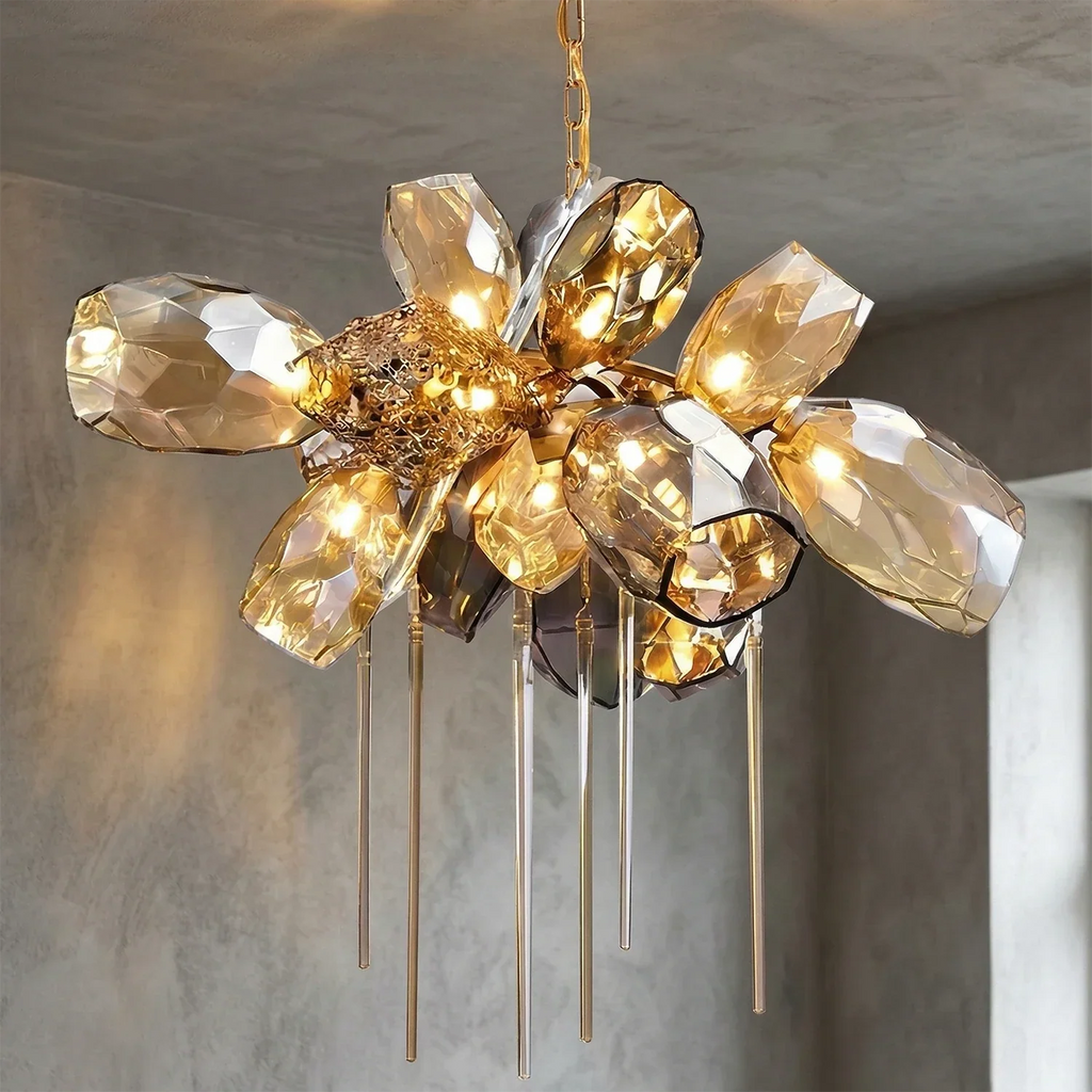 Britannica Luxury Stained Glass Chandelier | wildoxy