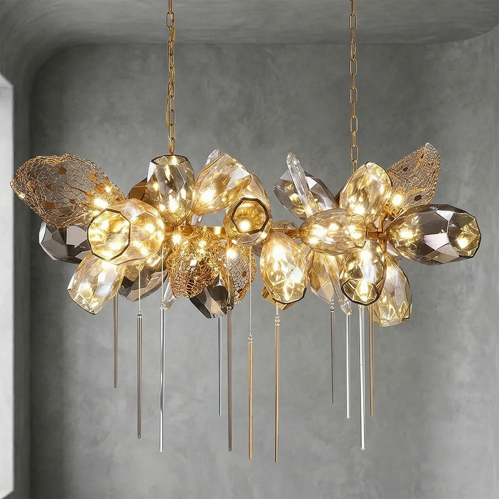 Britannica Luxury Stained Glass Chandelier | wildoxy