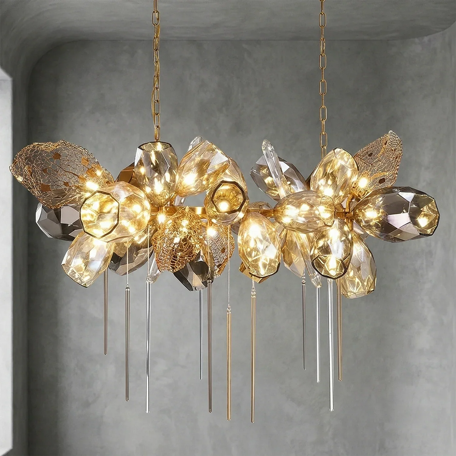 Britannica Luxury Stained Glass Chandelier | wildoxy