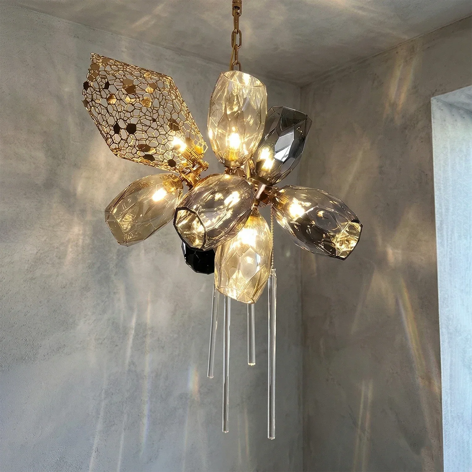 Britannica Luxury Stained Glass Chandelier | wildoxy