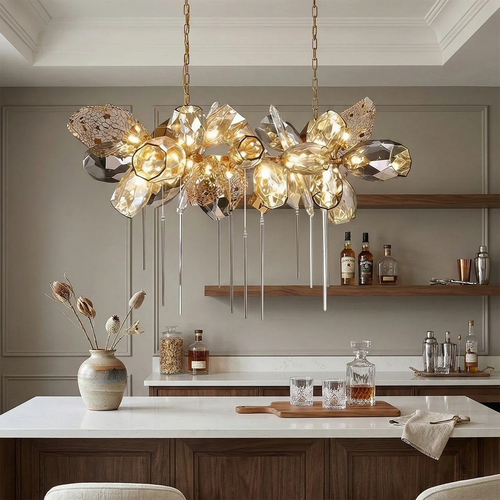 Britannica Luxury Stained Glass Chandelier | wildoxy