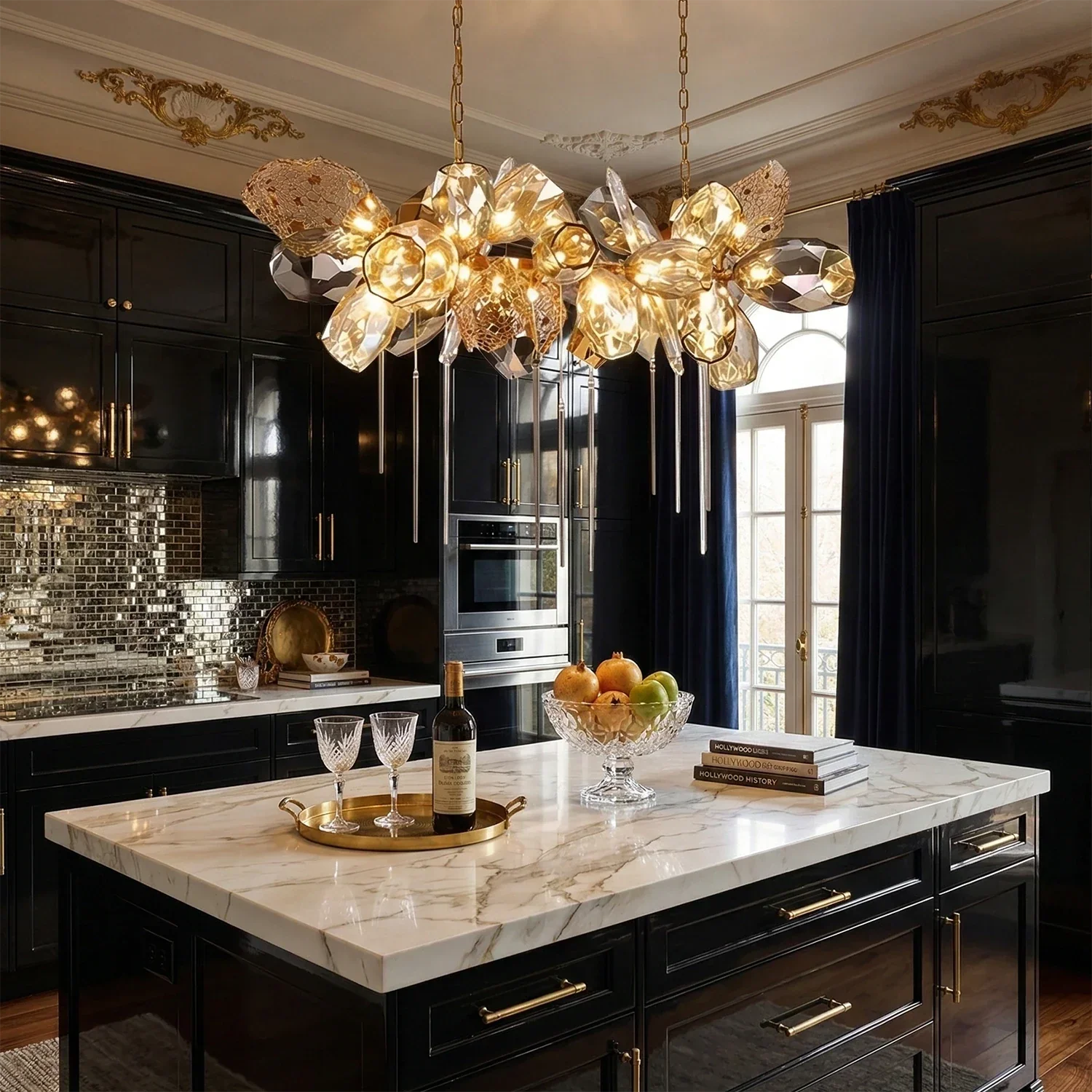 Britannica Luxury Stained Glass Chandelier | wildoxy