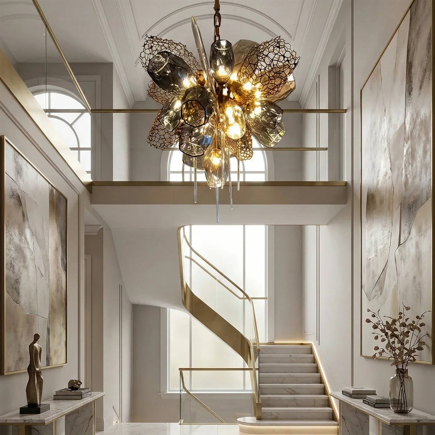 Britannica Luxury Stained Glass Chandelier | wildoxy