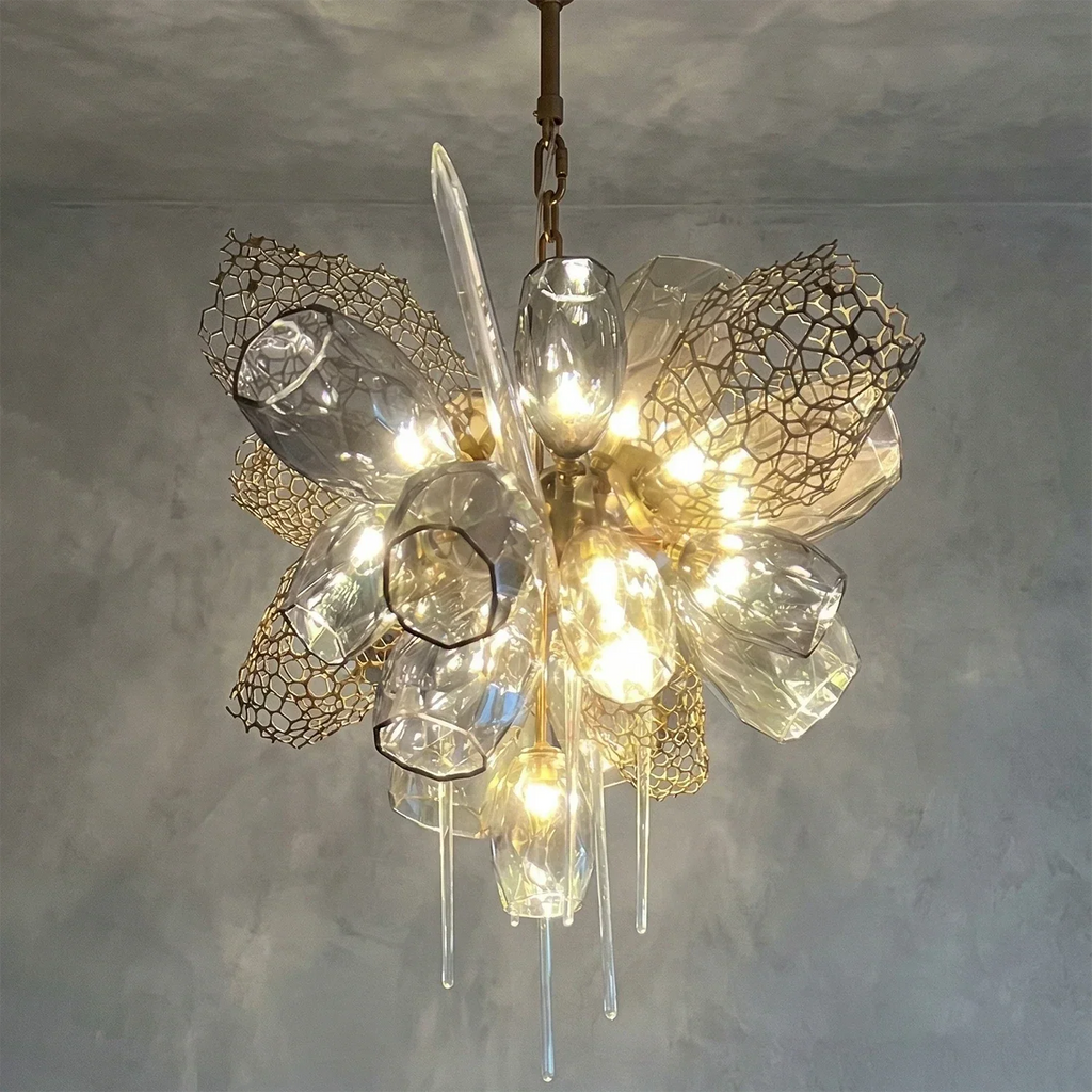 Britannica Luxury Stained Glass Chandelier | wildoxy