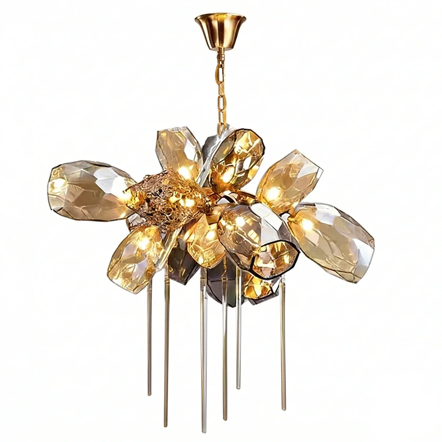 Britannica Luxury Stained Glass Chandelier | wildoxy