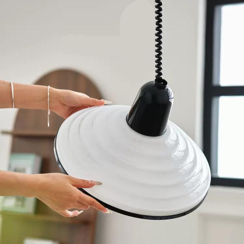 Beaumont French Cream Glass Pendant Light