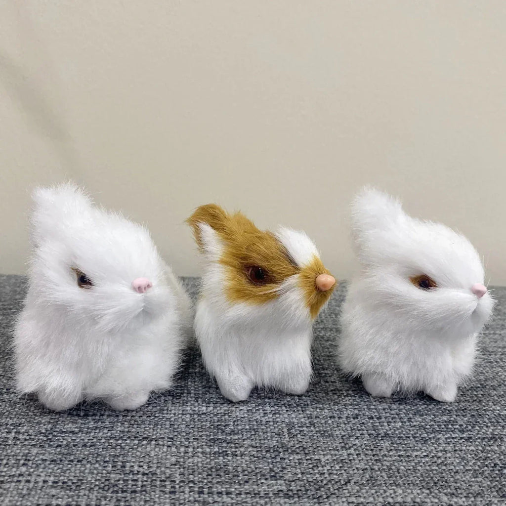 BUNNIVA复活节兔子摆件套装 - 四件艺术雕塑