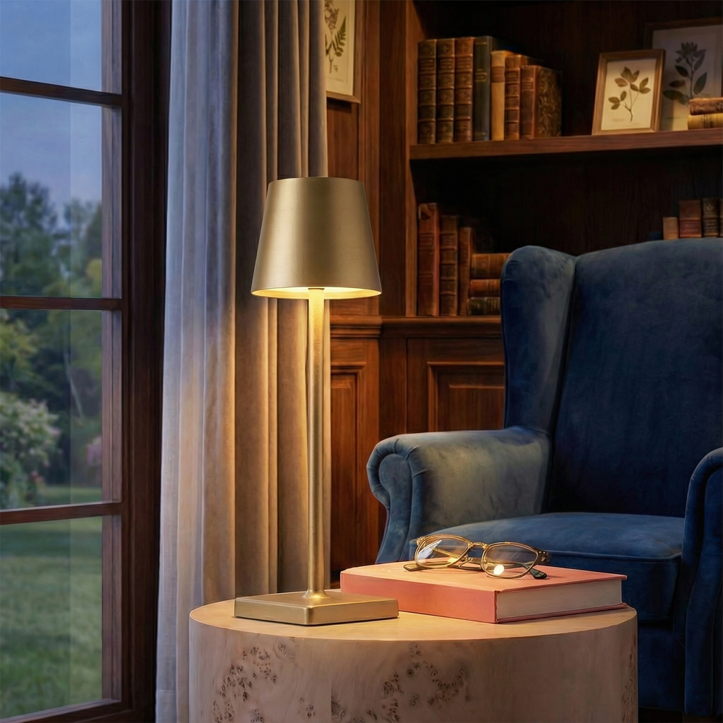 Control Dimmable Rechargeable LED Table Lamp - Wildoxy