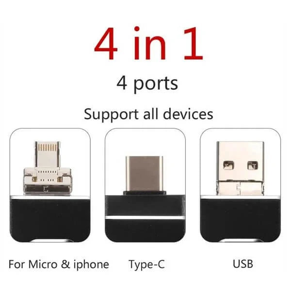 4-in-1 USB-stick — beveiligde opslag, snelle overdracht