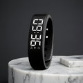 Digital LED-sportklocka — silikonarmband, vattentät USB