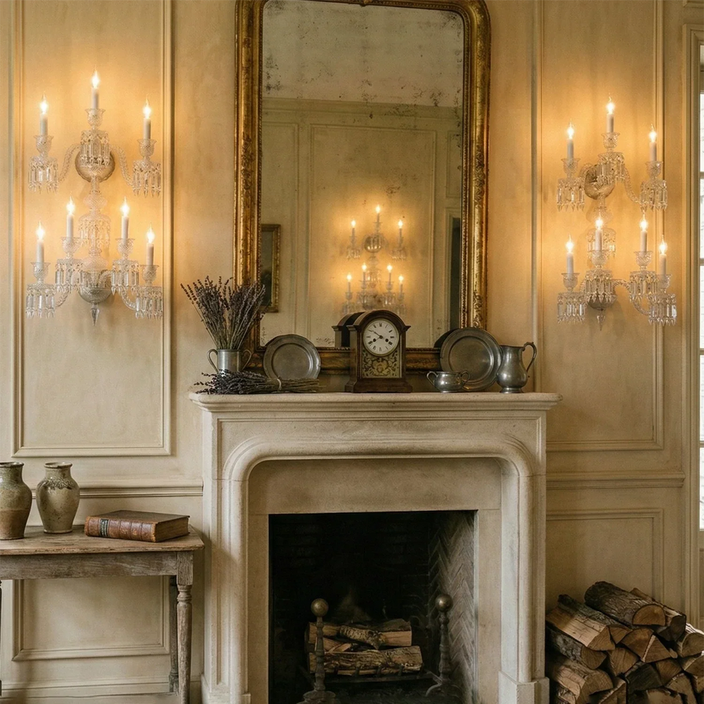 Caelum Apex Crystal Wall Lamp | wildoxy