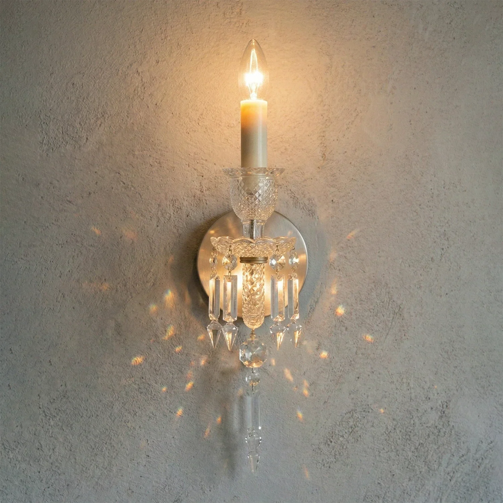 Caelum Apex Crystal Wall Lamp | wildoxy