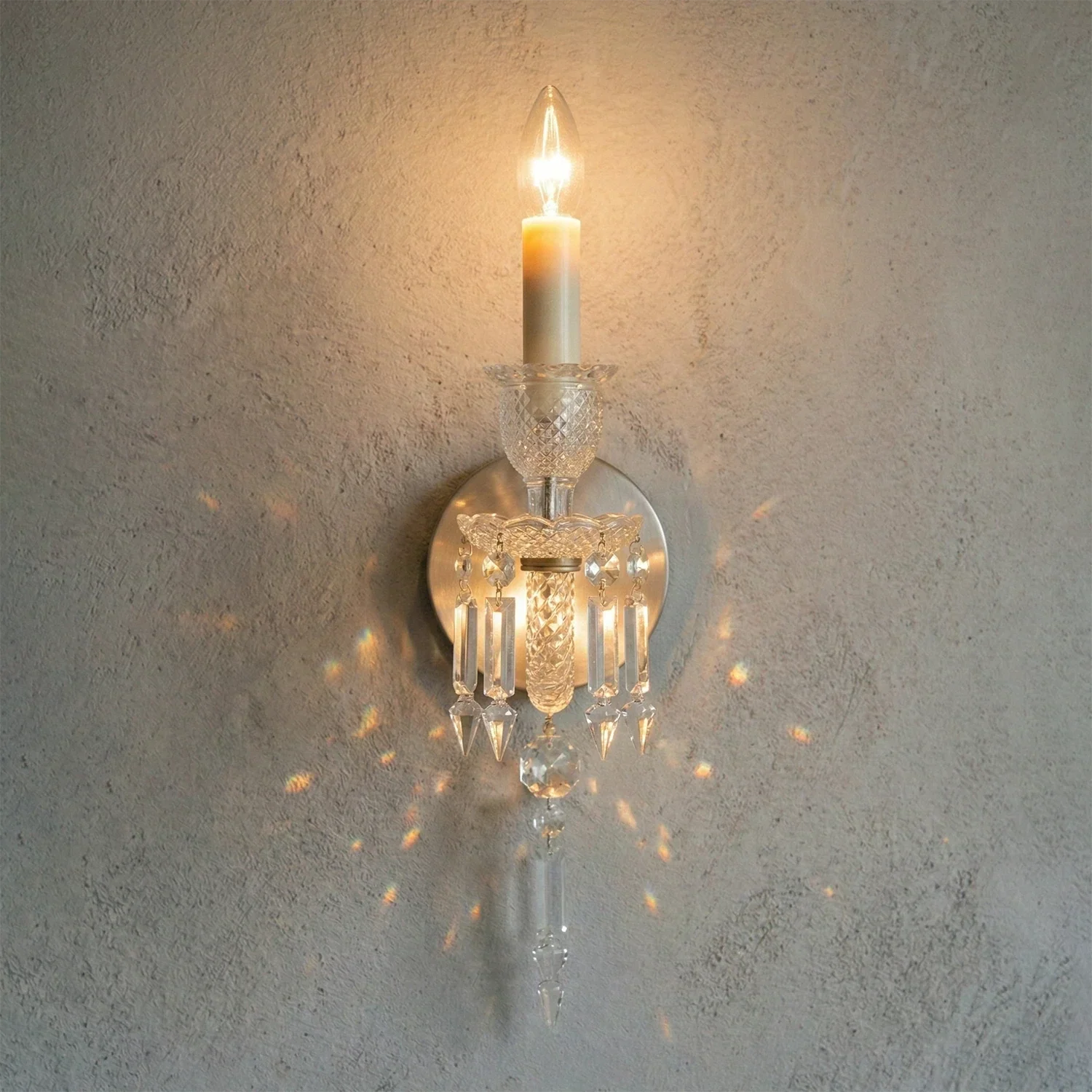 Caelum Apex Crystal Wall Lamp | wildoxy