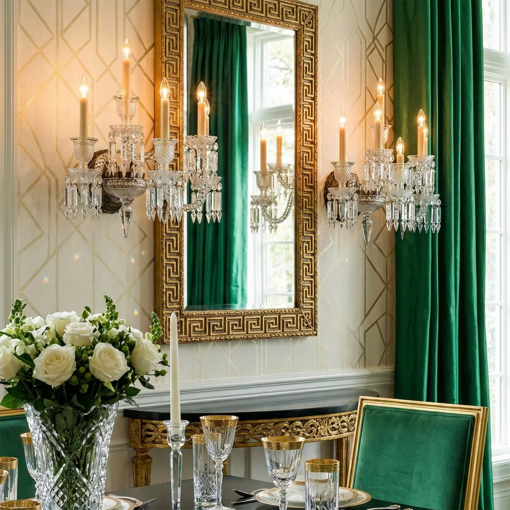 Caelum Apex Crystal Wall Lamp | wildoxy