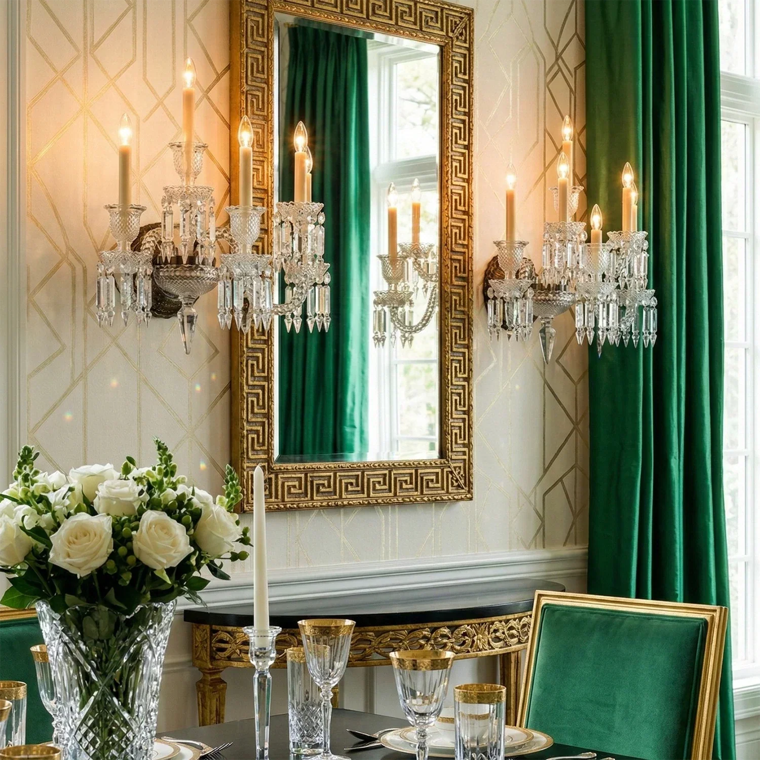 Caelum Apex Crystal Wall Lamp | wildoxy