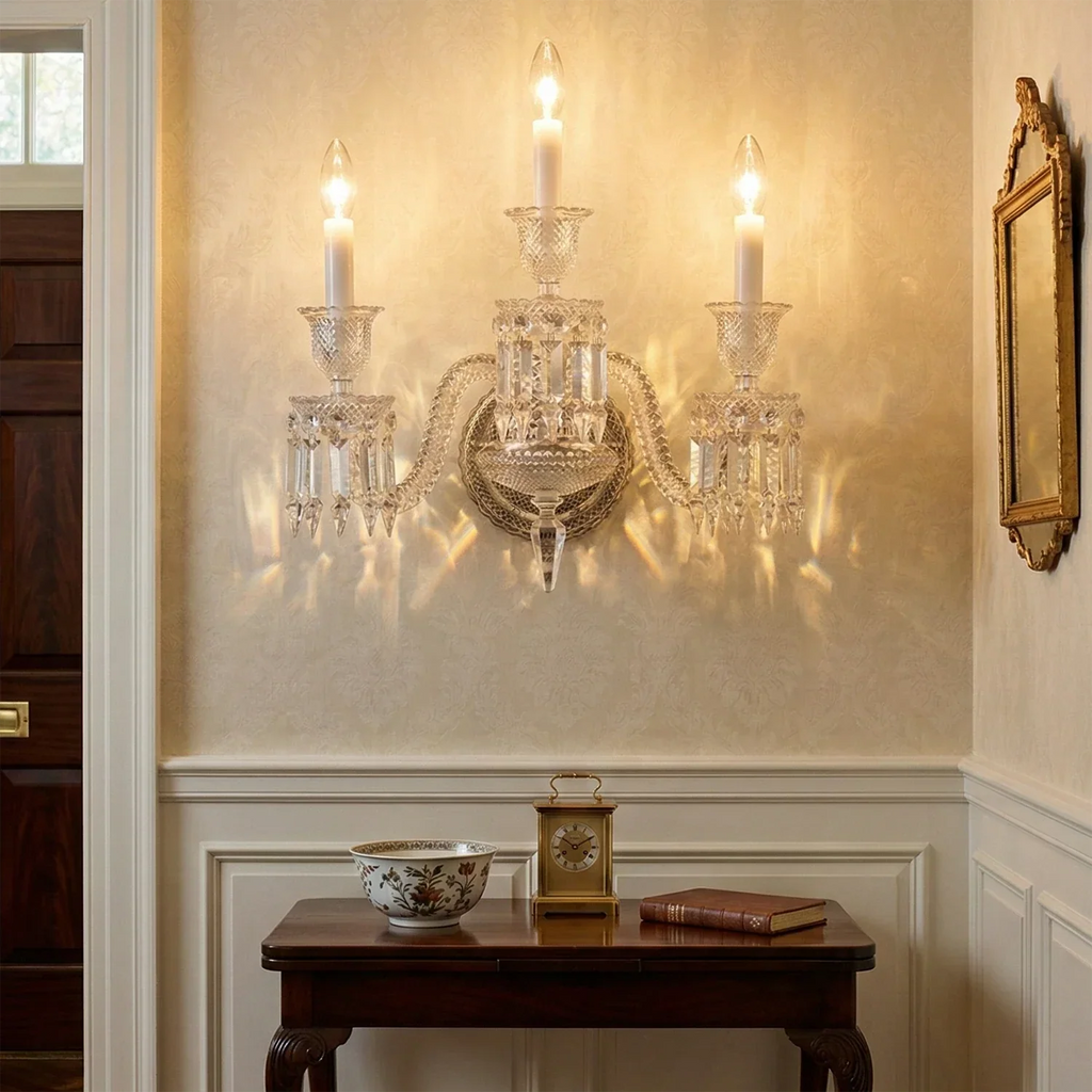 Caelum Apex Crystal Wall Lamp | wildoxy