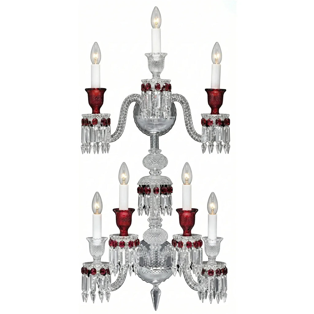 Caelum Apex Red Crystal Wall Lamp | wildoxy