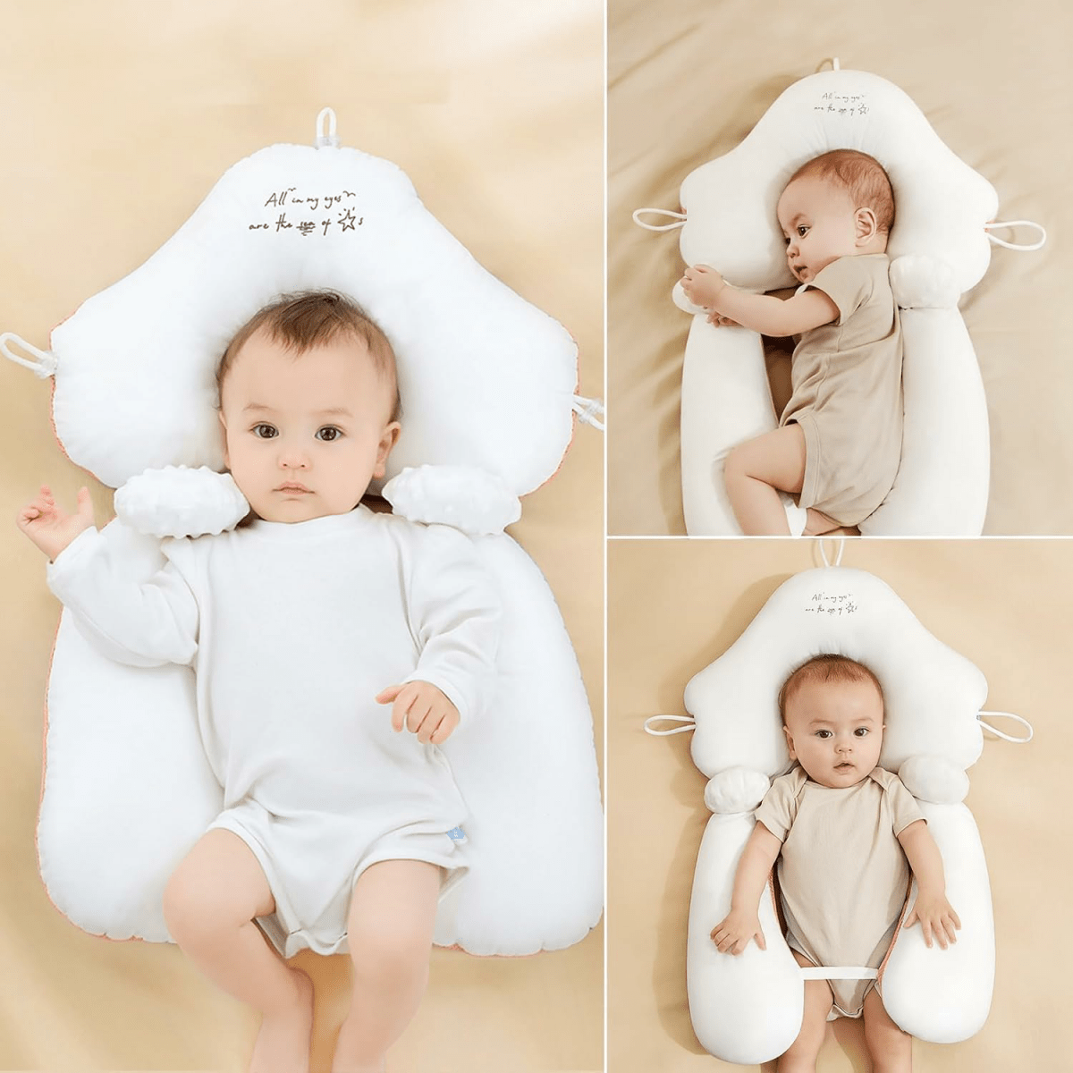 Calmcradle U-Shaped Baby Pillow — Pressure-Balanced Neck Support