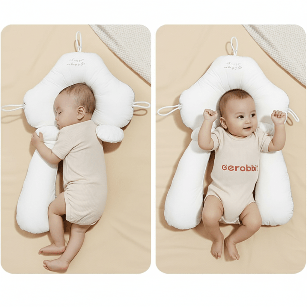 Calmcradle U-Shaped Baby Pillow — Pressure-Balanced Neck Support