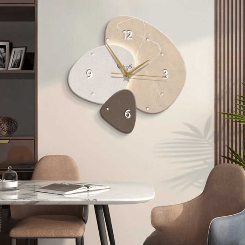 ساعة حائط Calmsweep بحركة صامتة - تصميم نوردِي بسيط