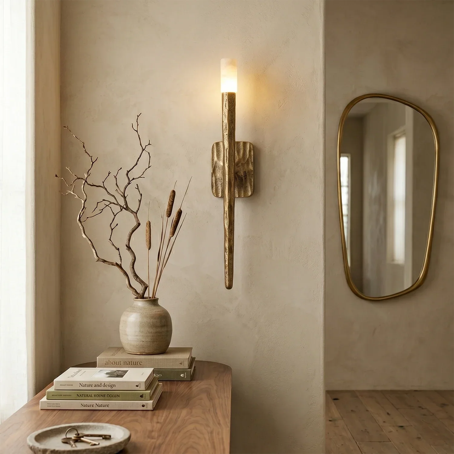 Calvin Modern Alabaster Sconce | wildoxy