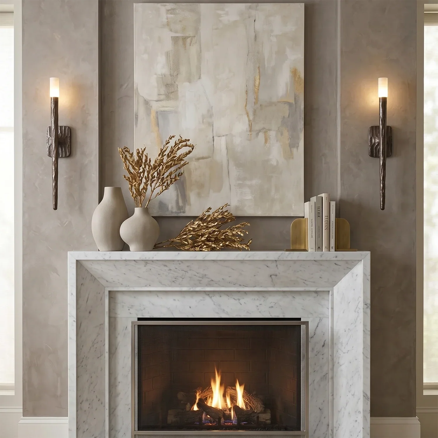 Calvin Modern Alabaster Sconce | wildoxy
