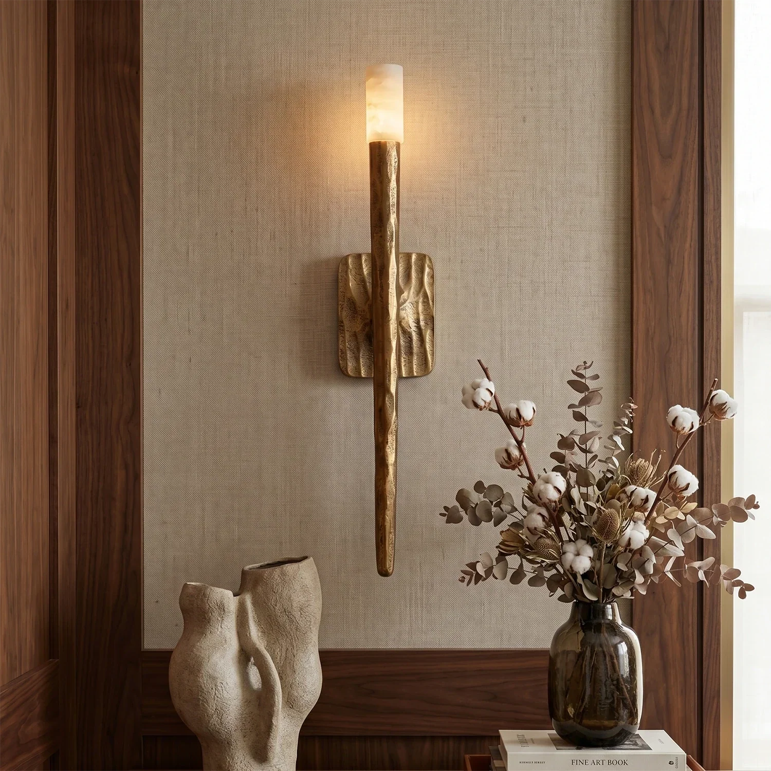 Calvin Modern Alabaster Sconce | wildoxy