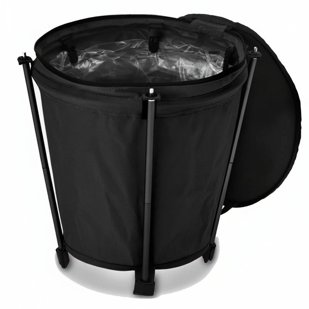 Camptrash AM Foldable Waste Bin – Portable Frame, Waterproof Inner Liner