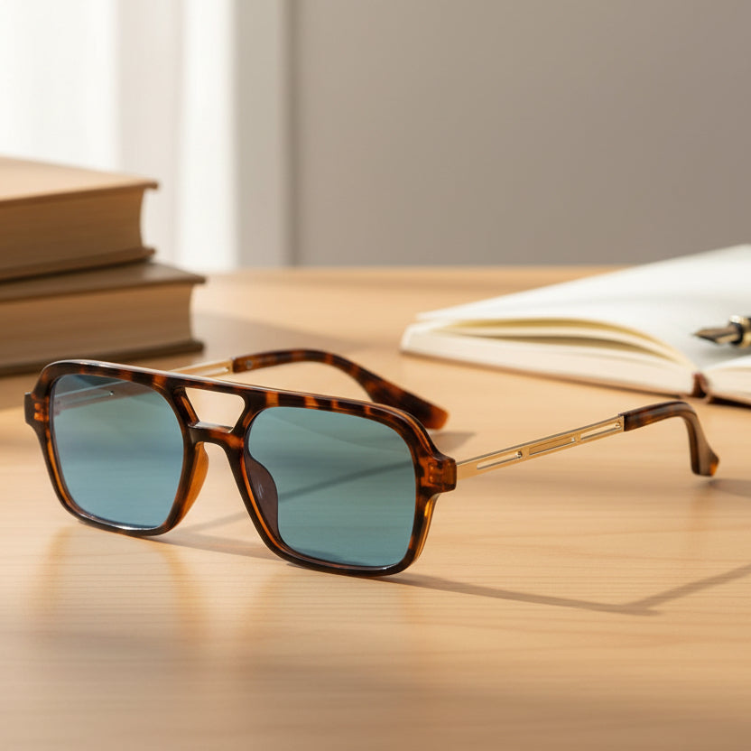 CandyView Women's Retro Square Sunglasses — UV Blocking, Candy-Colored Frames