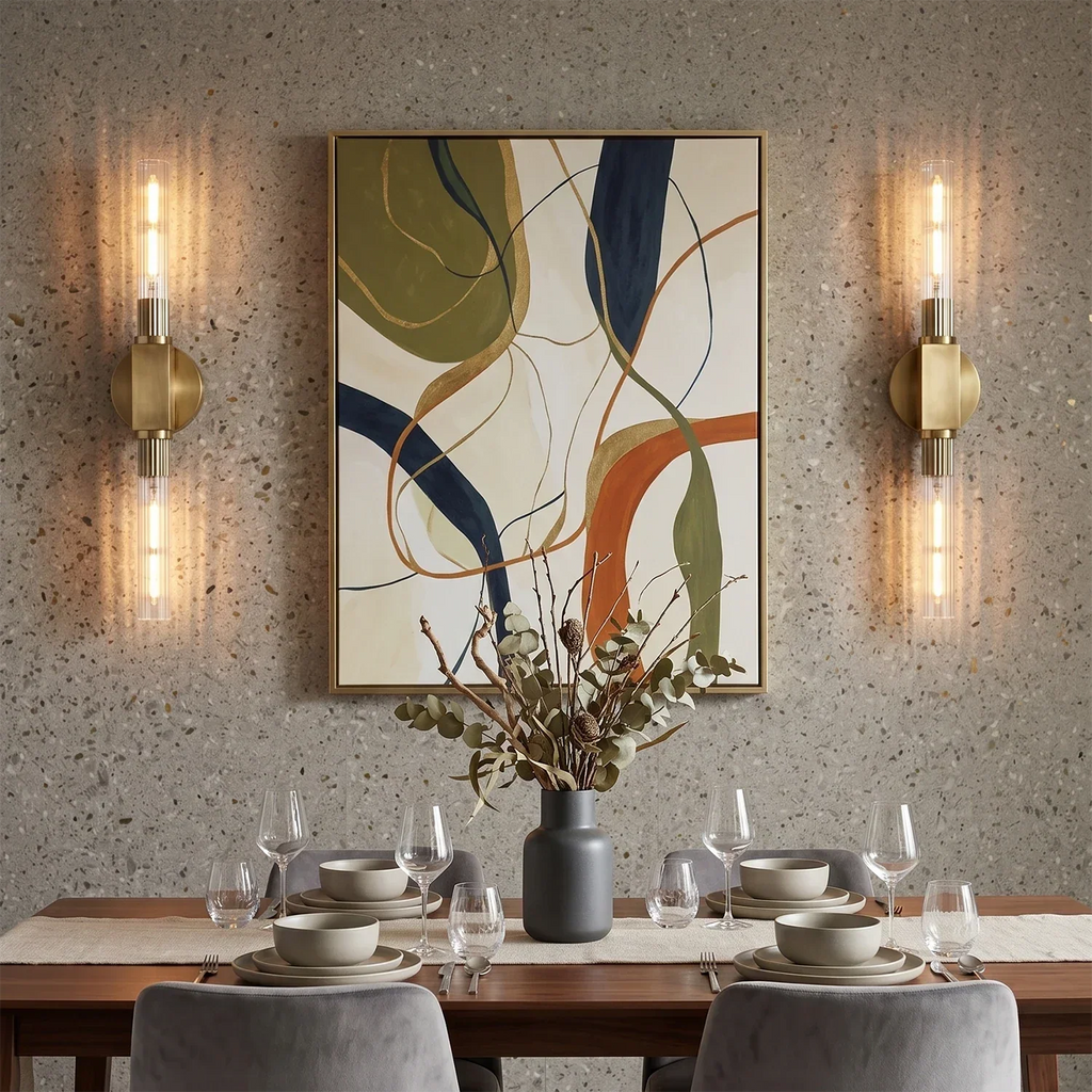 Cannellea Candlestick Linear Long Sconce | wildoxy