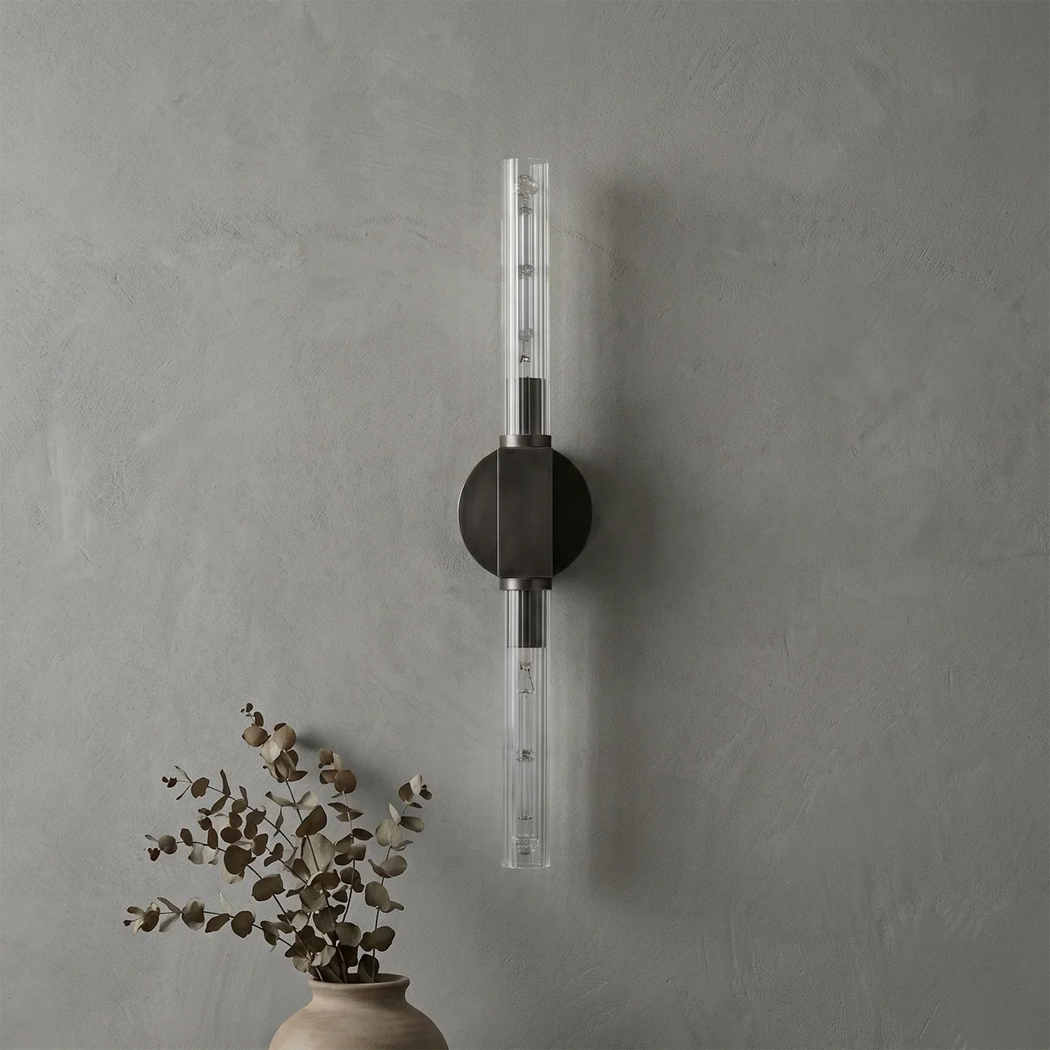 Cannellea Candlestick Linear Long Sconce | wildoxy