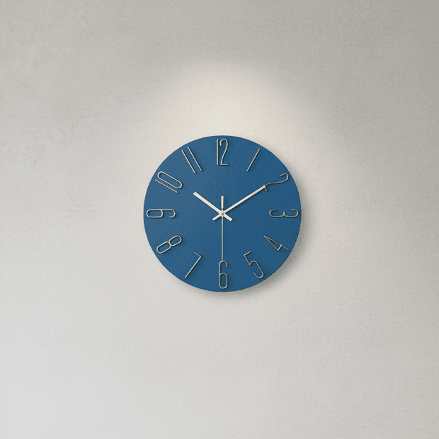 CASAORA 30 cm Minimalist Wall Clock — Quiet Movement