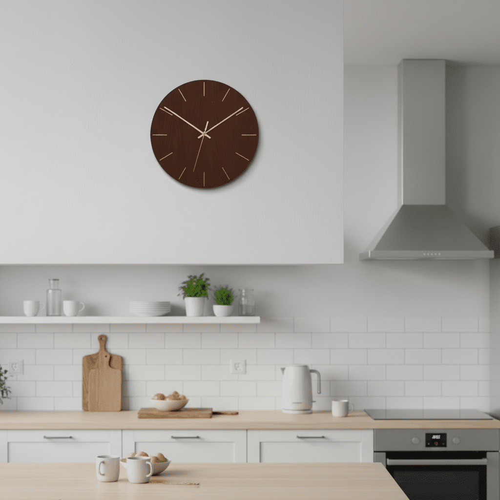 CASAORA 30 cm Minimalist Wall Clock — Quiet Movement