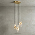 Cascading Alabaster Slab Chandelier | wildoxy
