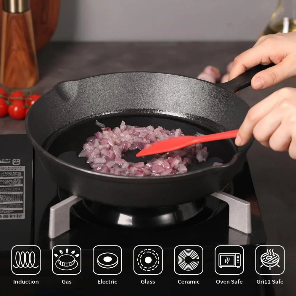 CASTPRO 铸铁煎锅 — 兼容炉灶，卓越保温性能