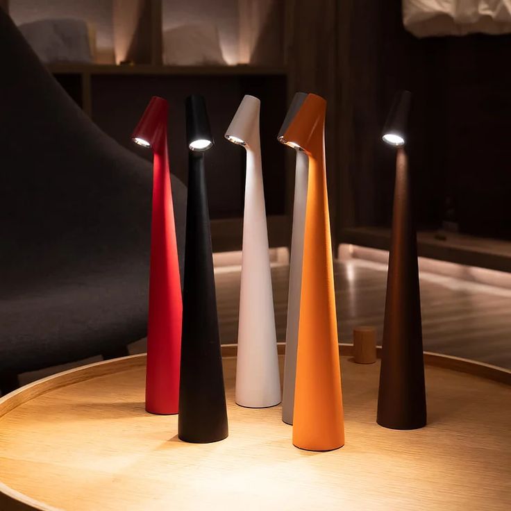 Nordic Wireless LED Table Lamp — Cord-Free Directed Beam