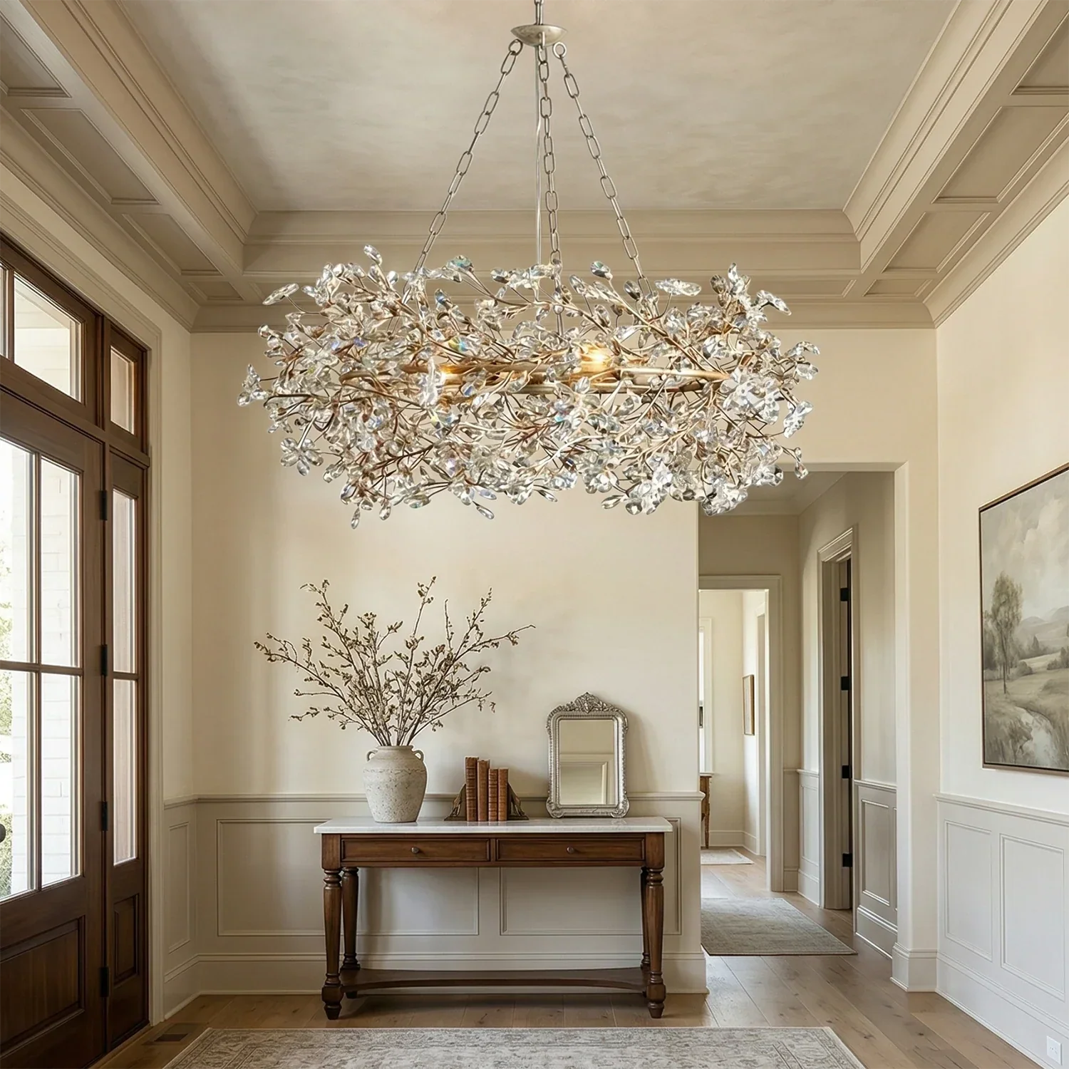 Celestial Bloom Crown Chandelier | wildoxy