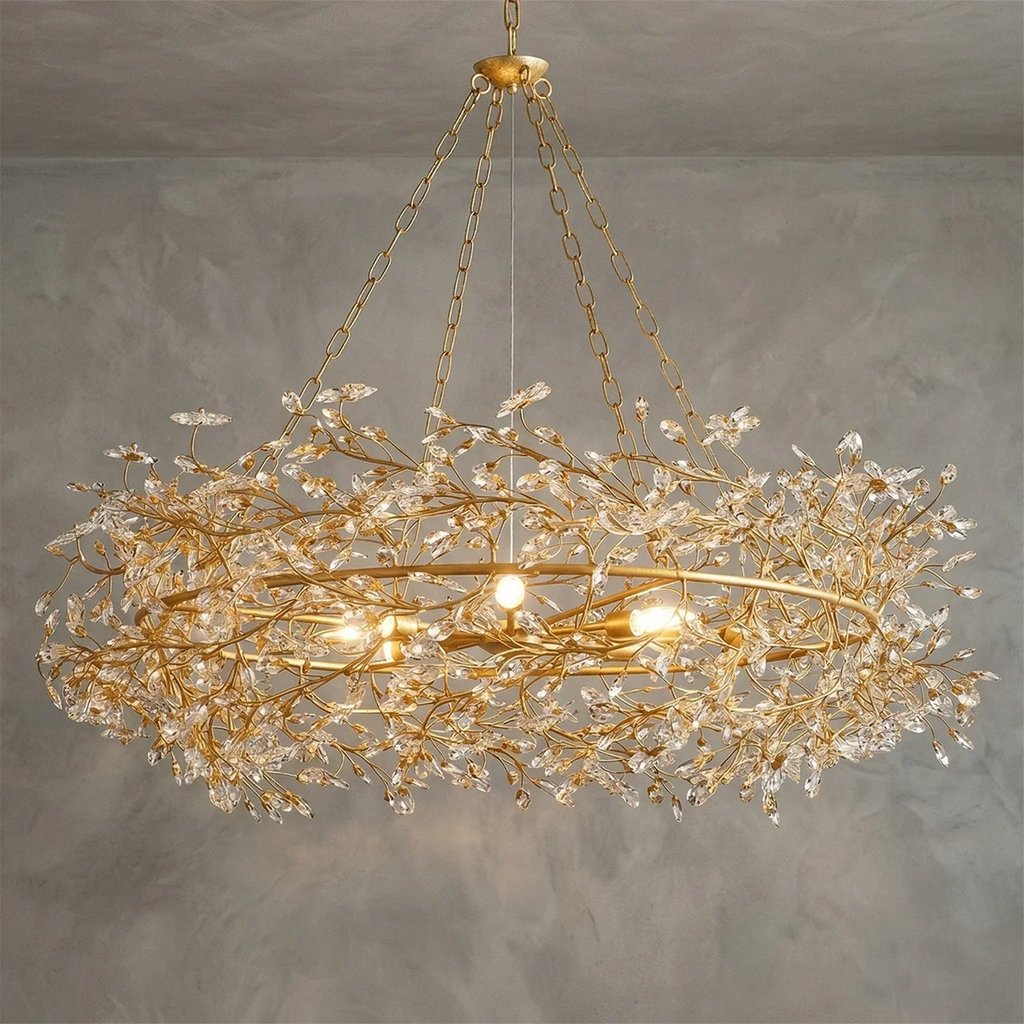 Celestial Bloom Crown Chandelier | wildoxy