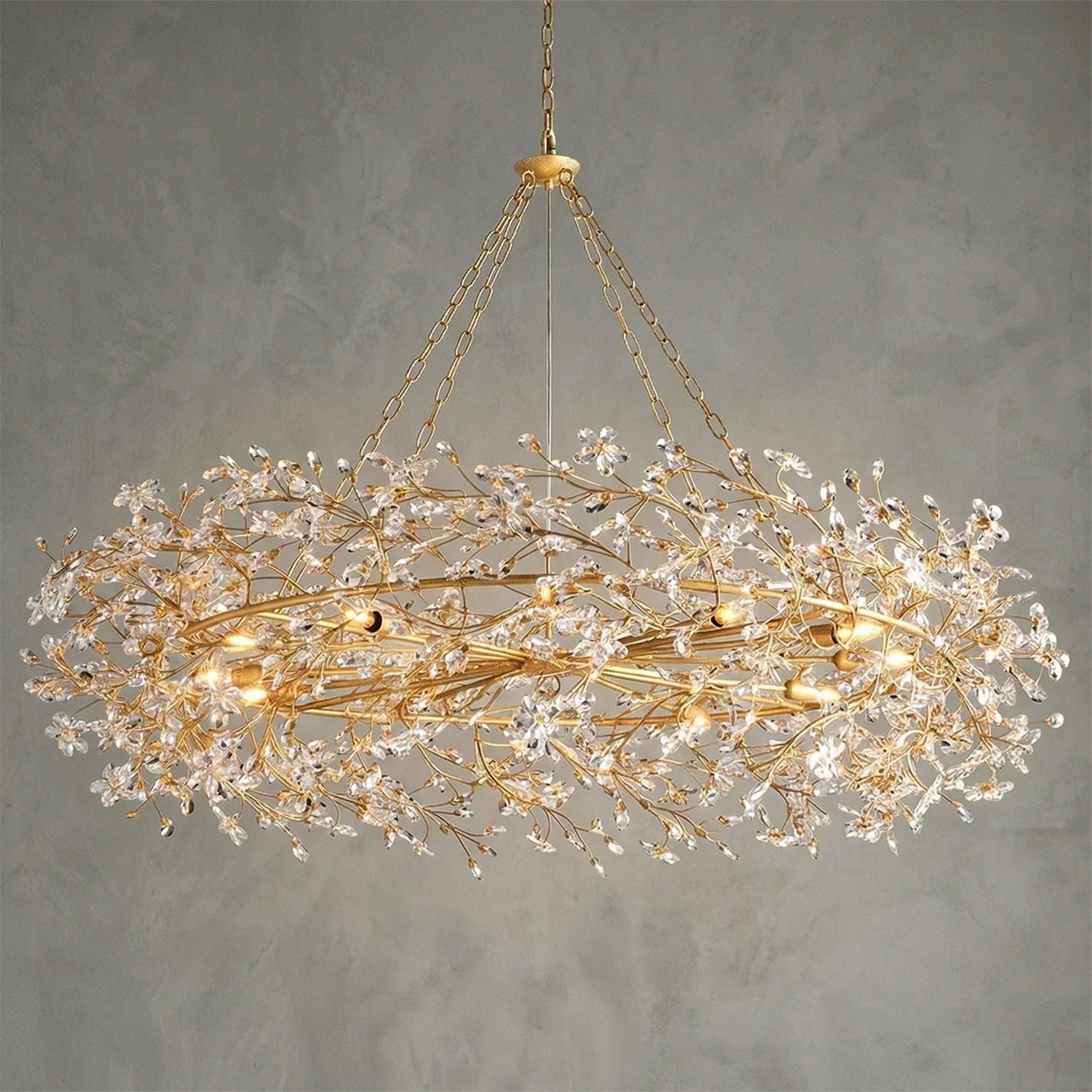Celestial Bloom Crown Chandelier | wildoxy