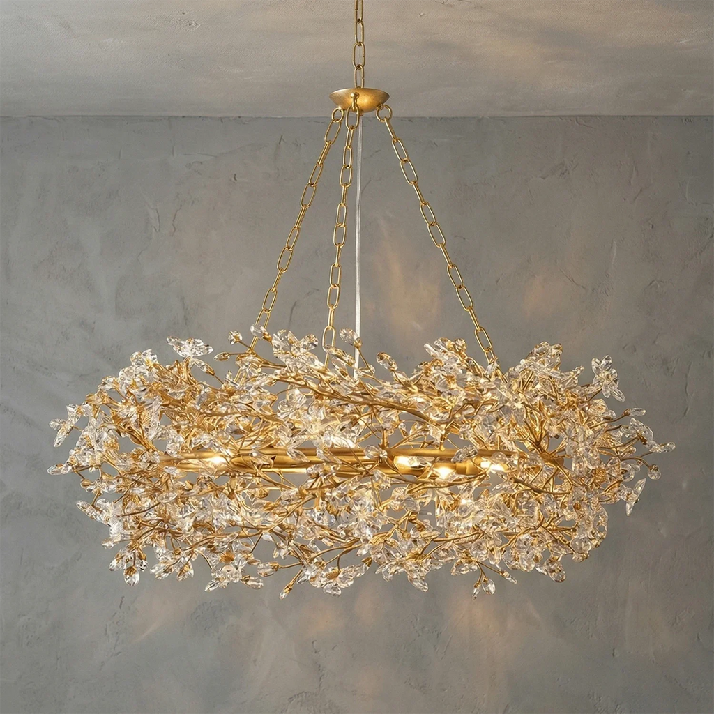 Celestial Bloom Crown Chandelier | wildoxy