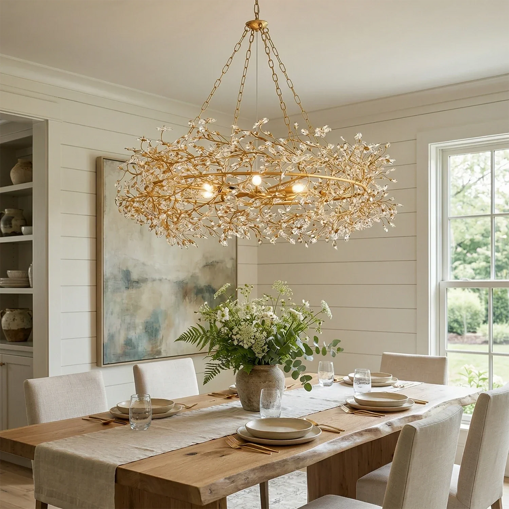 Celestial Bloom Crown Chandelier | wildoxy