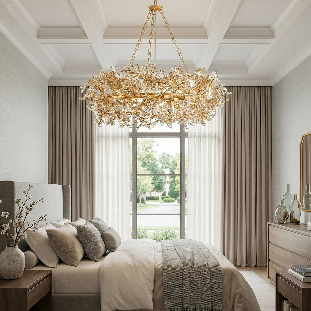 Celestial Bloom Crown Chandelier | wildoxy