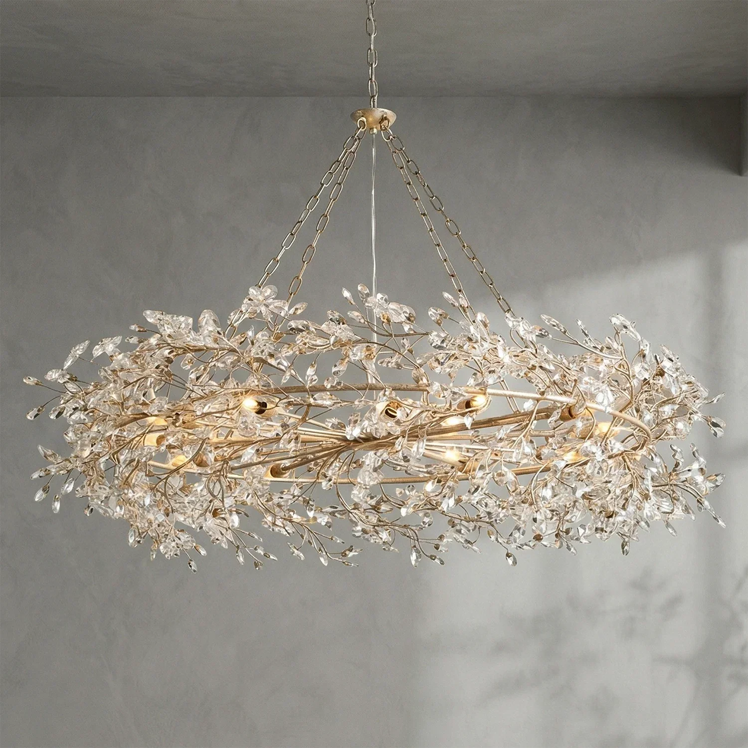 Celestial Bloom Crown Chandelier | wildoxy