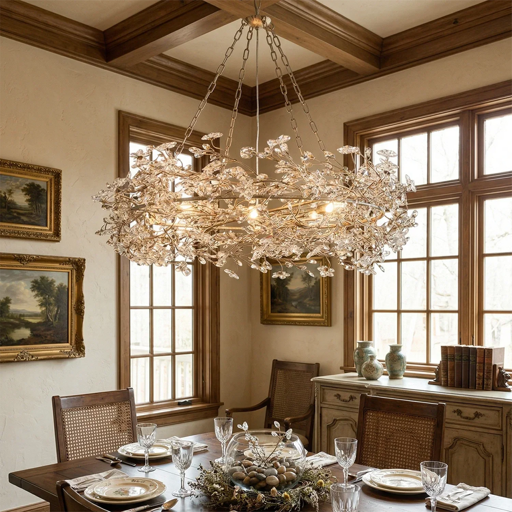 Celestial Bloom Crown Chandelier | wildoxy