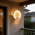 Celestial Jupiter Natural Alabaster Wall Sconce | wildoxy