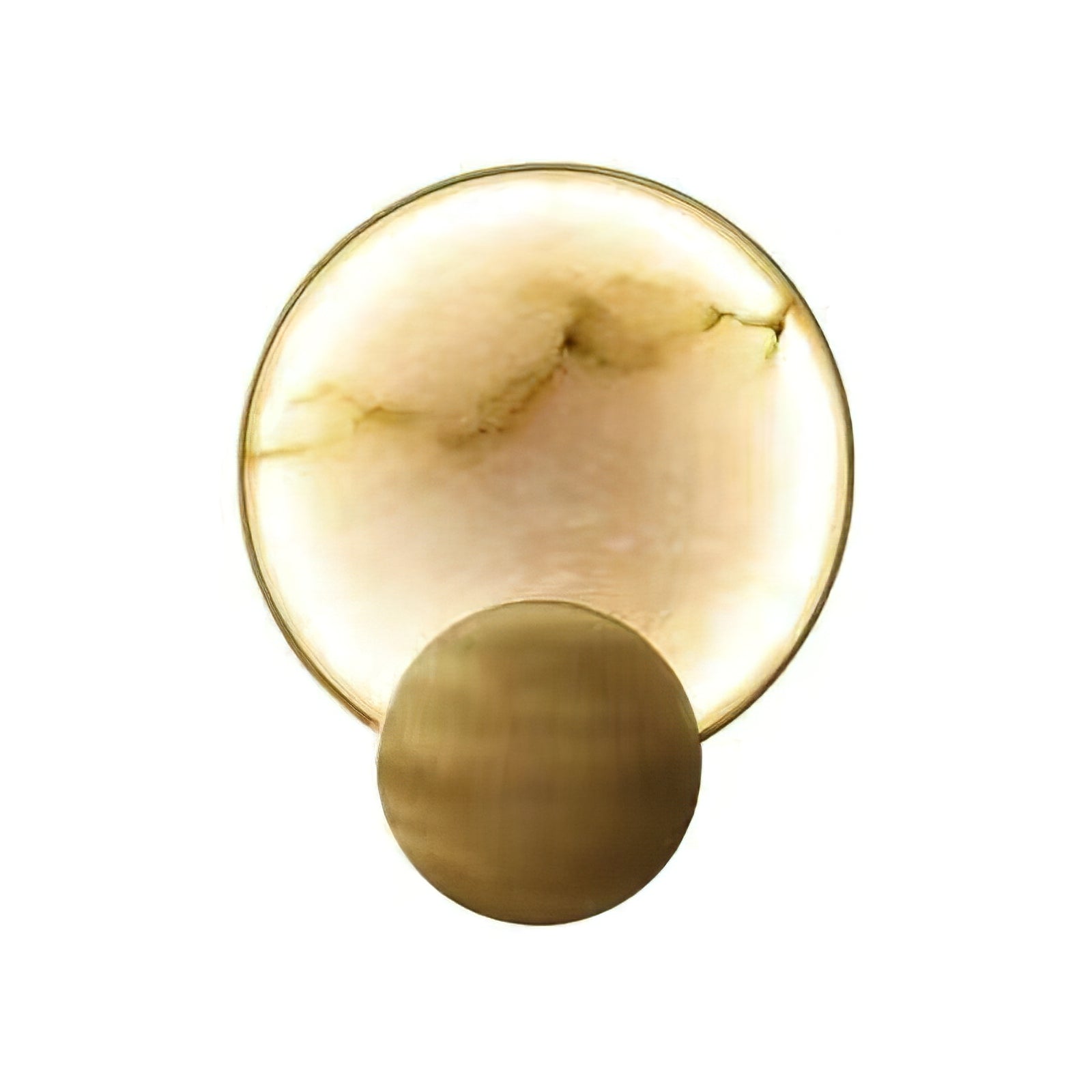 Celestial Jupiter Natural Alabaster Wall Sconce | wildoxy