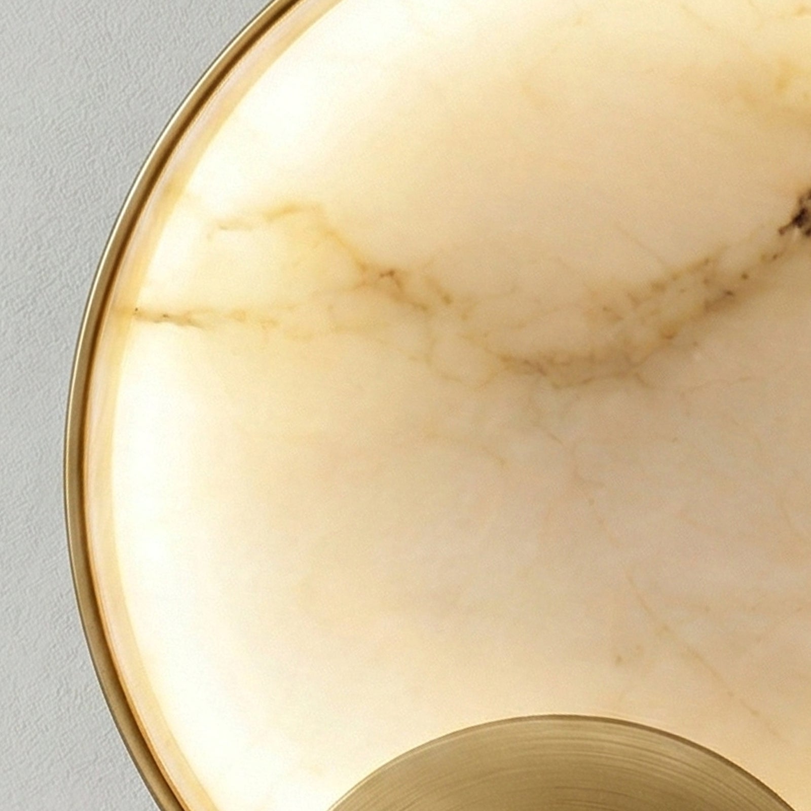Celestial Jupiter Natural Alabaster Wall Sconce | wildoxy