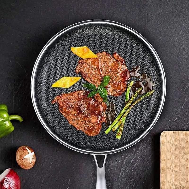 مقلاة ChefSteel من الفولاذ المقاوم للصدأ - سطح غير لاصق