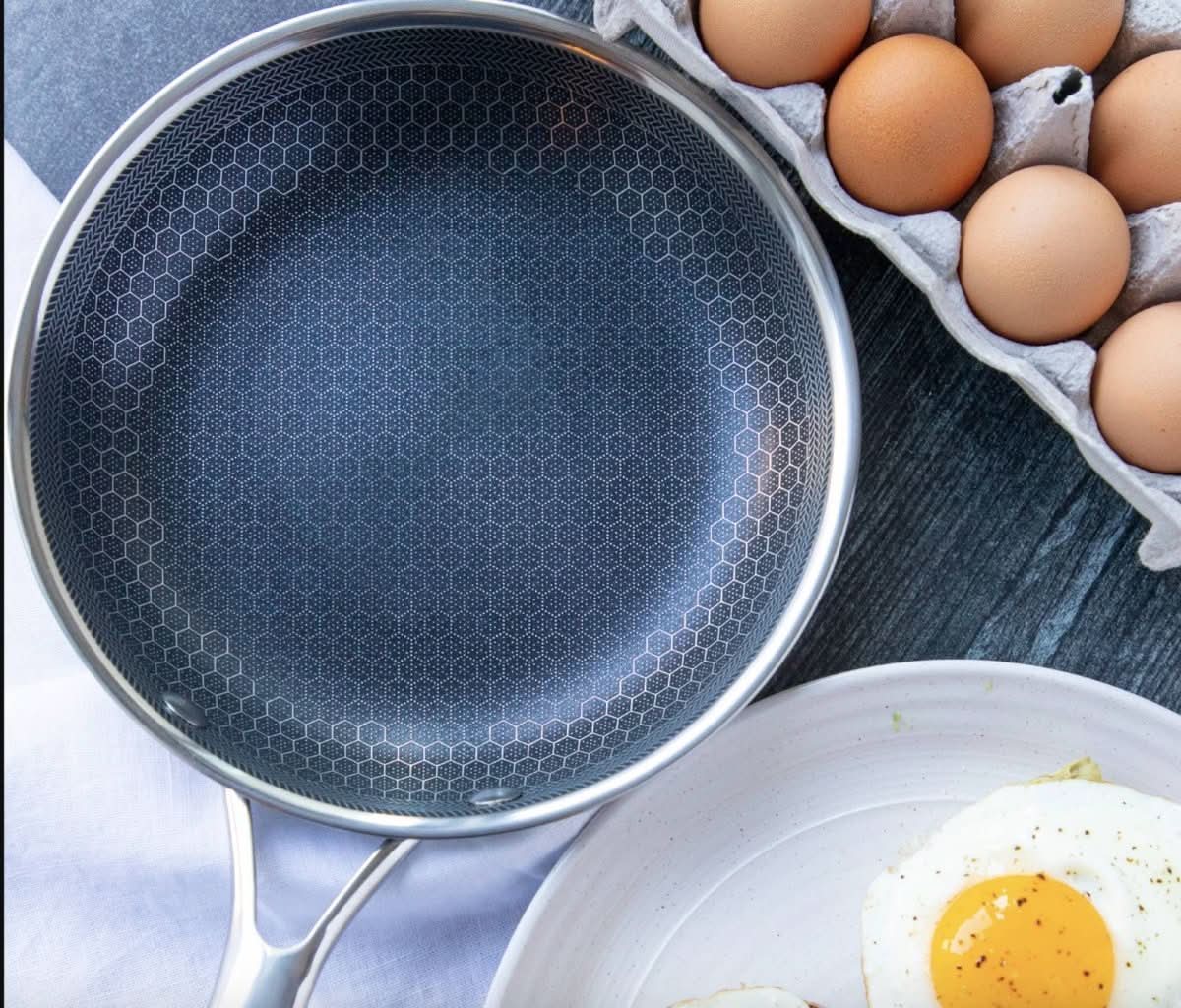 مقلاة ChefSteel من الفولاذ المقاوم للصدأ - سطح غير لاصق