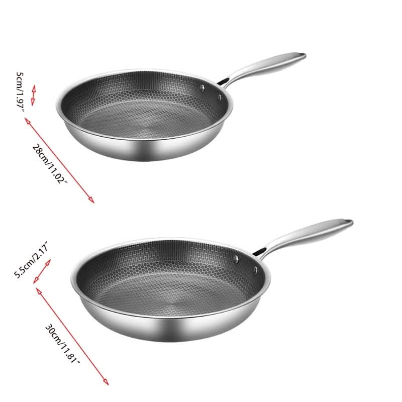 مقلاة ChefSteel من الفولاذ المقاوم للصدأ - سطح غير لاصق